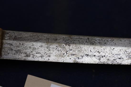 A WWI Japanese officers katana sword, overall 39in.